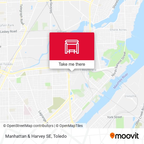 Mapa de Manhattan & Harvey SE