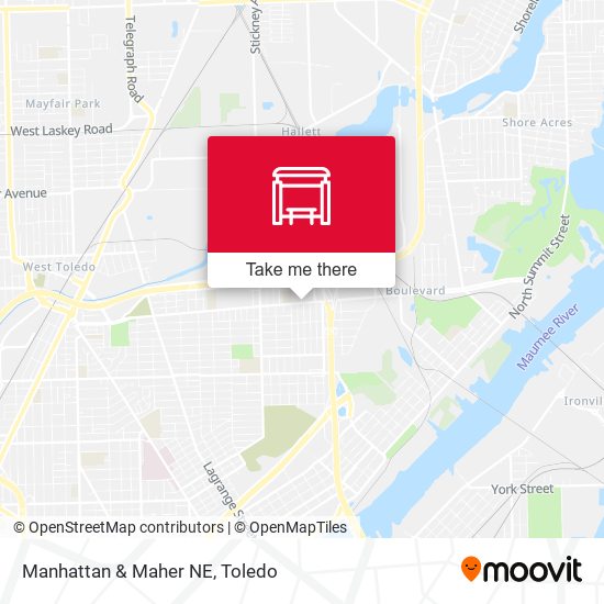 Mapa de Manhattan & Maher NE