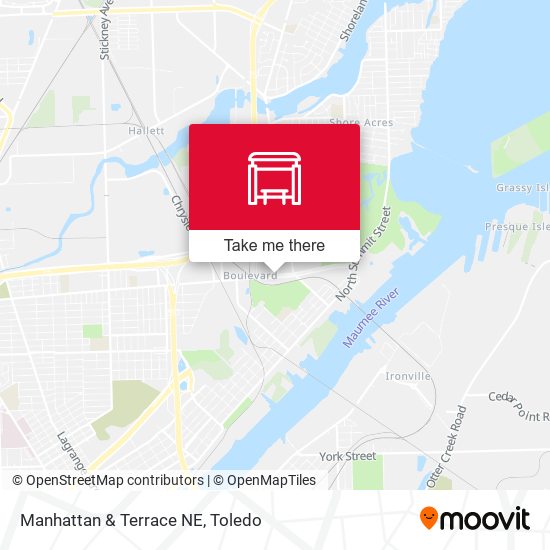 Mapa de Manhattan & Terrace NE
