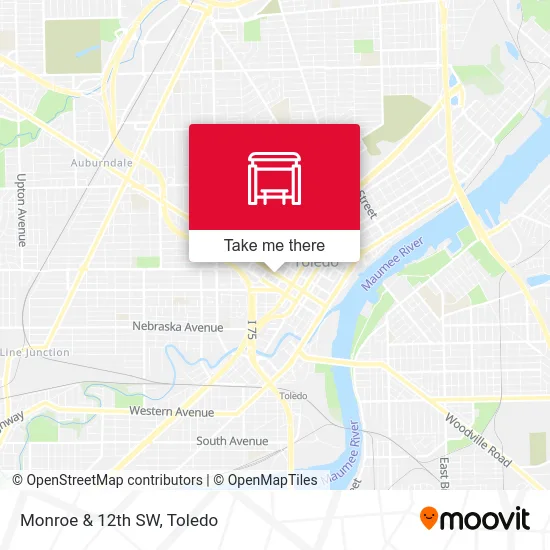 Monroe & 12th SW map