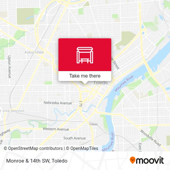 Monroe & 14th SW map