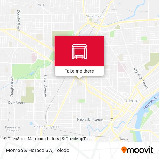 Mapa de Monroe & Horace SW