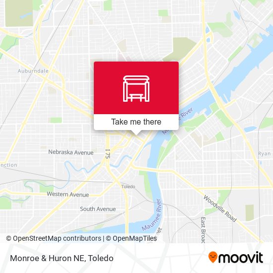Mapa de Monroe & Huron NE