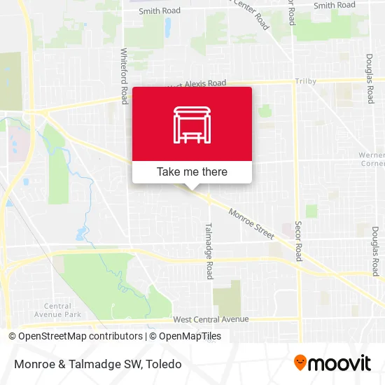 Mapa de Monroe & Talmadge SW