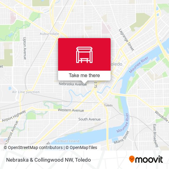 Mapa de Nebraska & Collingwood NW