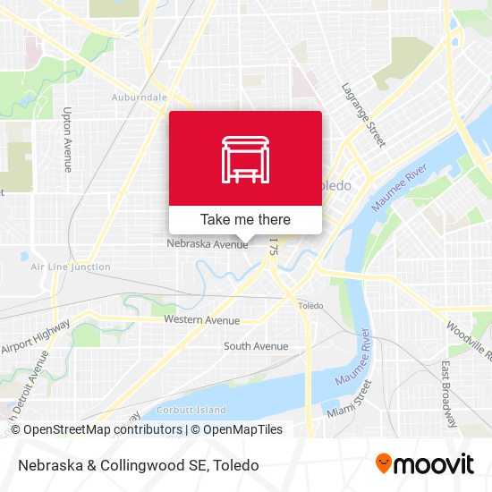 Mapa de Nebraska & Collingwood SE