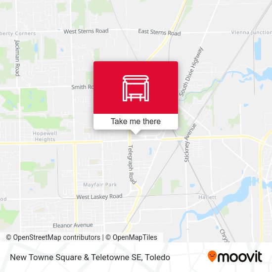 Mapa de New Towne Square & Teletowne SE
