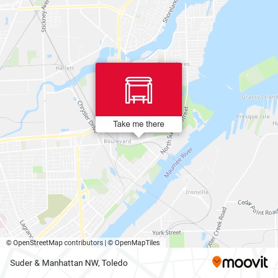Mapa de Suder & Manhattan NW