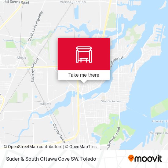 Suder & South Ottawa Cove SW map