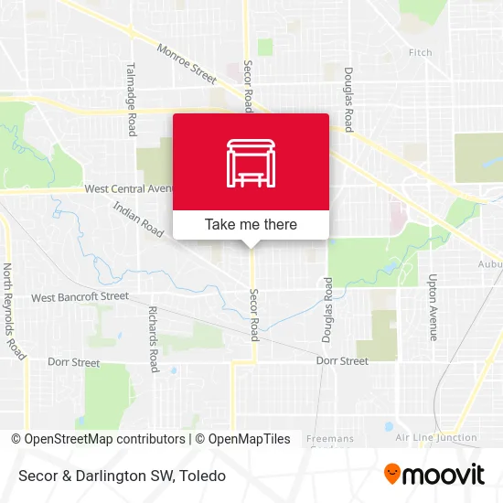 Secor & Darlington SW map