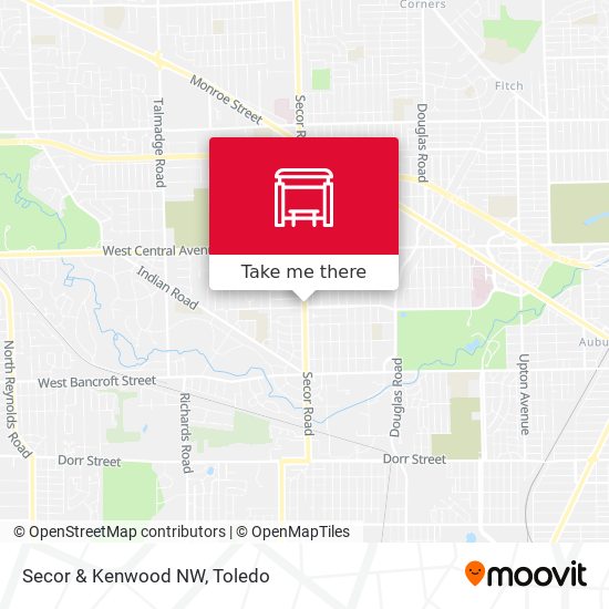 Secor & Kenwood NW map