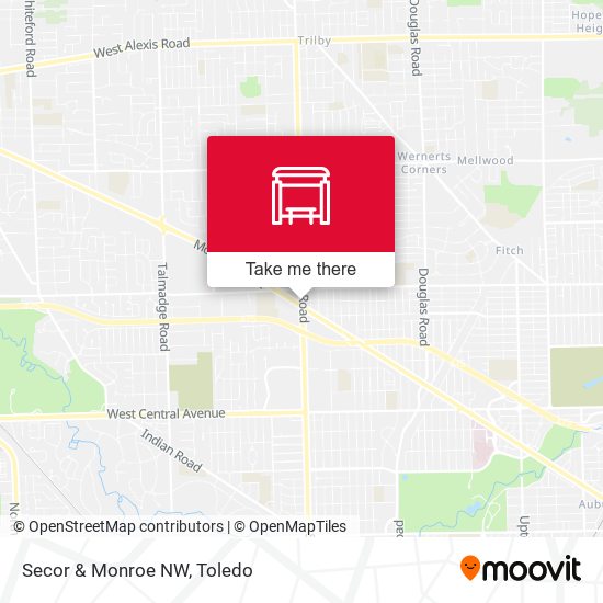 Mapa de Secor & Monroe NW