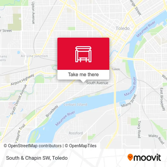 South & Chapin SW map