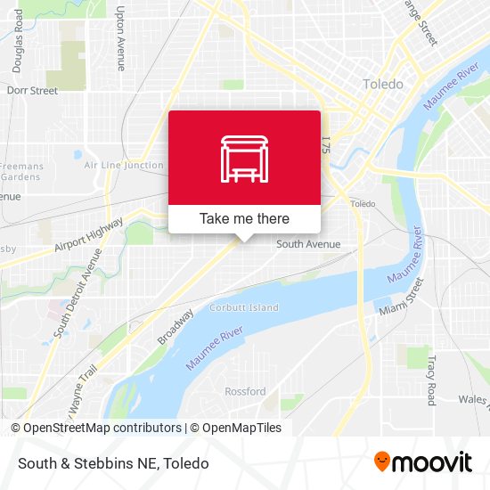 Mapa de South & Stebbins NE