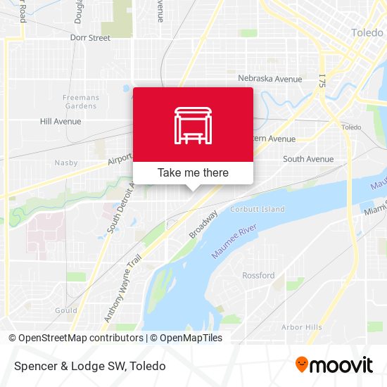 Mapa de Spencer & Lodge SW