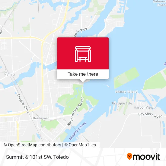 Summit & 101st SW map