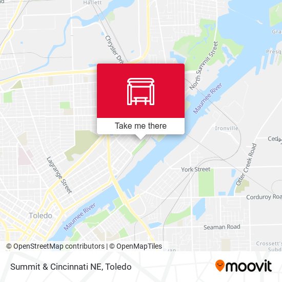 Summit & Cincinnati NE map