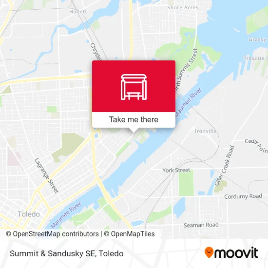 Summit & Sandusky SE map