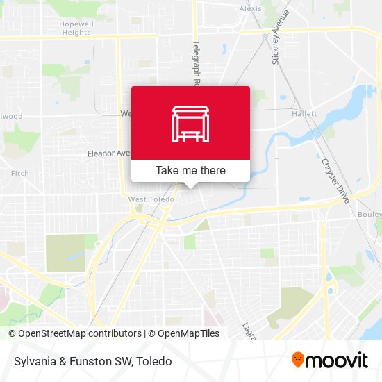 Mapa de Sylvania & Funston SW