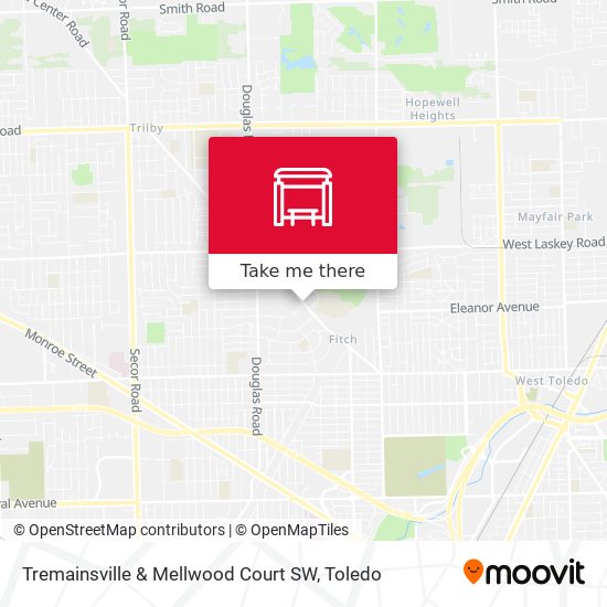 Tremainsville & Mellwood Court SW map