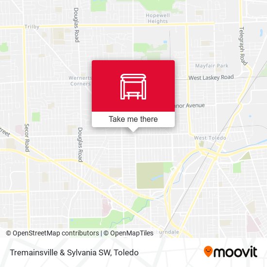 Mapa de Tremainsville & Sylvania SW