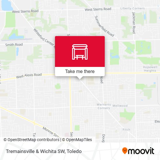 Mapa de Tremainsville & Wichita SW