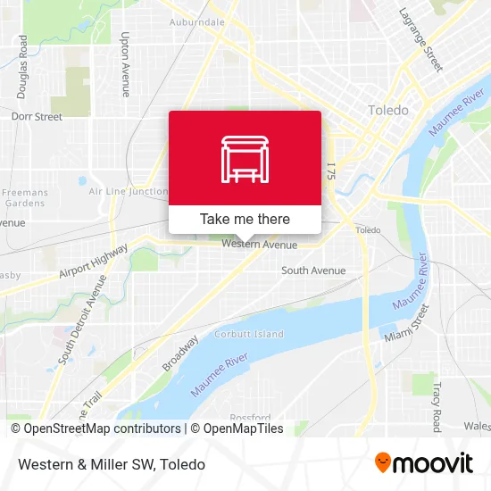 Western & Miller SW map