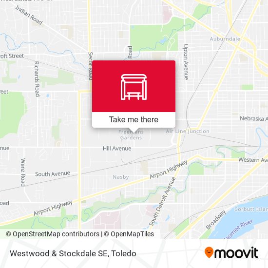 Westwood & Stockdale SE map