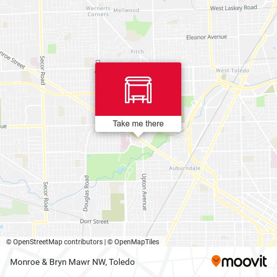 Mapa de Monroe & Bryn Mawr NW