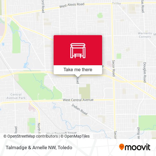 Talmadge & Arnelle NW map