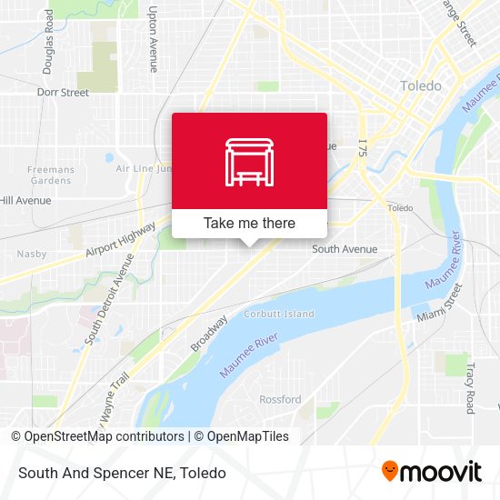 Mapa de South And Spencer NE