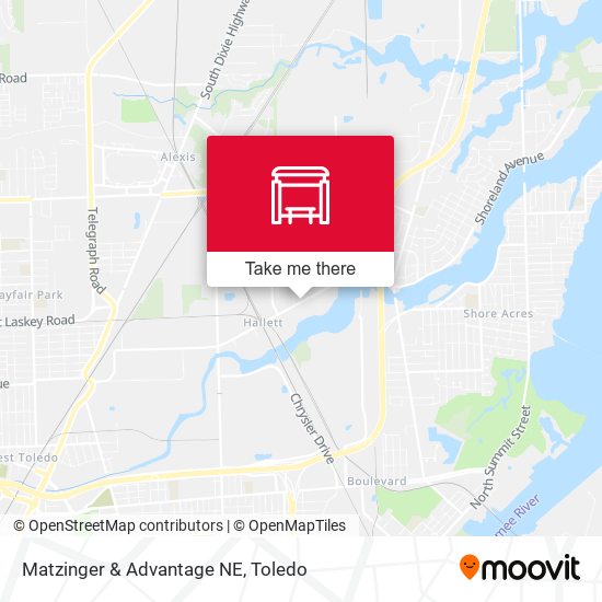 Matzinger & Advantage NE map