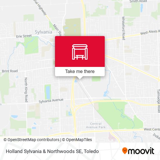 Holland Sylvania & Northwoods SE map