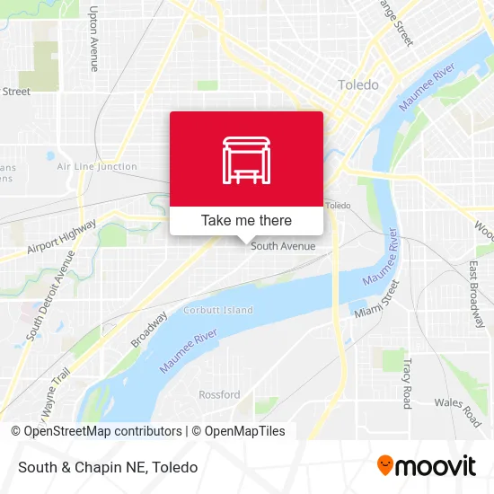 South & Chapin NE map