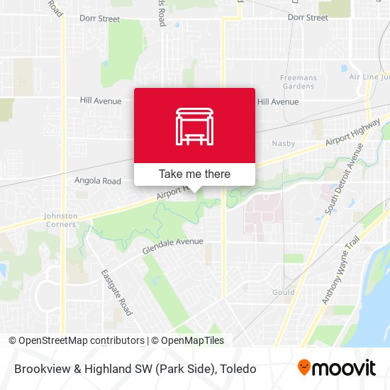 Brookview & Highland SW (Park Side) map