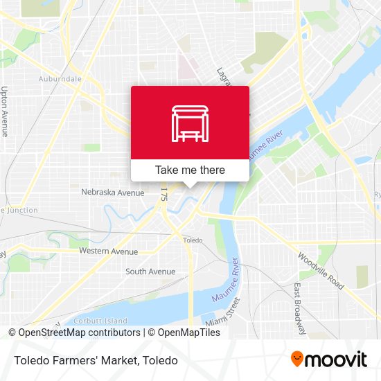 Mapa de Toledo Farmers' Market