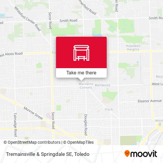 Tremainsville & Springdale SE map
