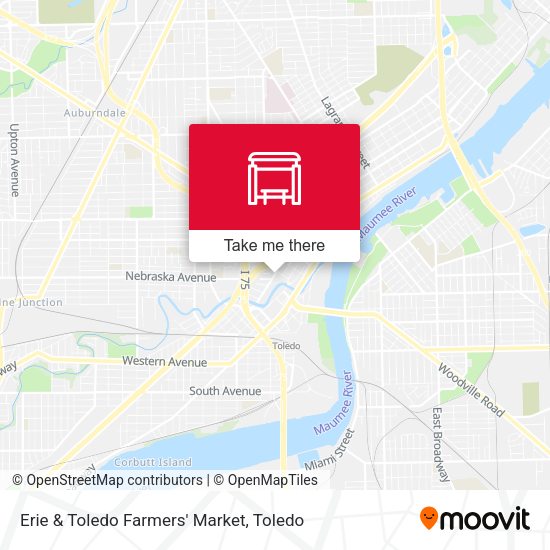 Mapa de Erie & Toledo Farmers' Market