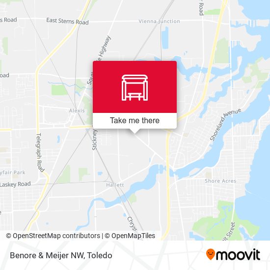 Mapa de Benore & Meijer NW