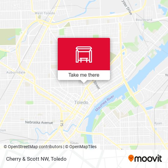 Mapa de Cherry & Scott NW