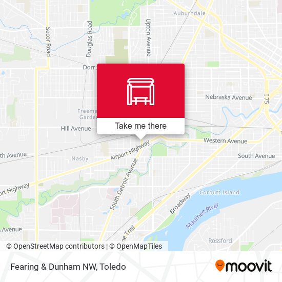 Fearing & Dunham NW map