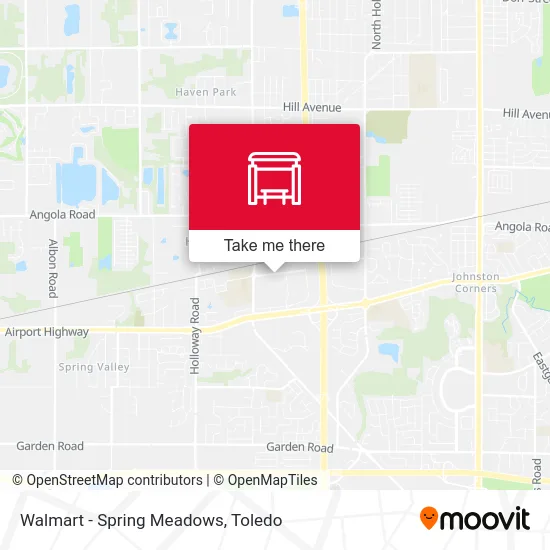 Walmart - Spring Meadows map