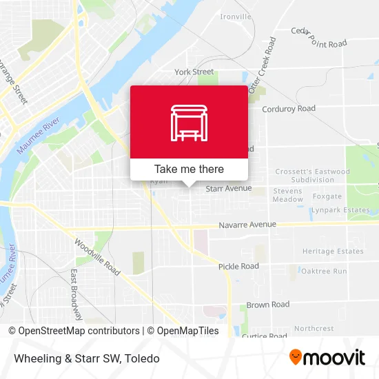 Wheeling & Starr SW map