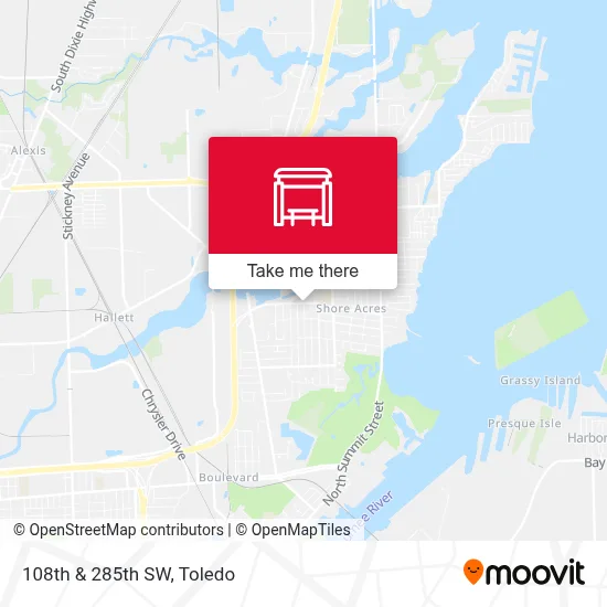 108th & 285th SW map