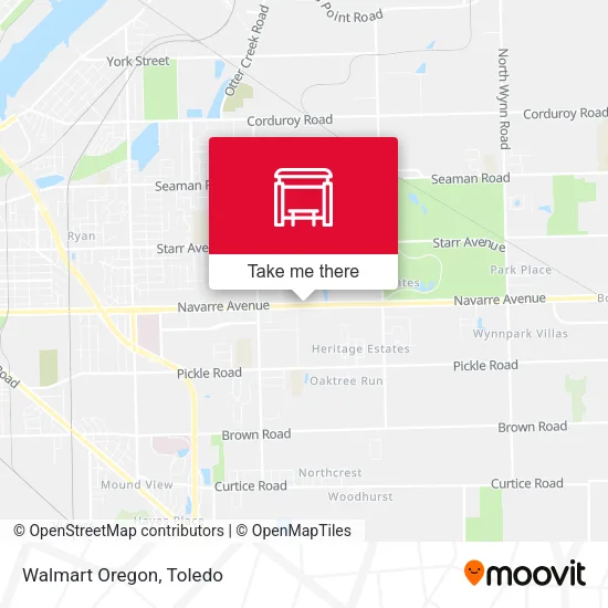 Walmart Oregon map
