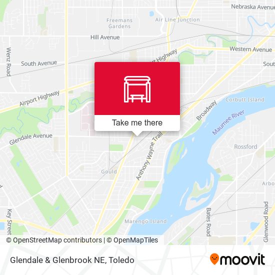 Glendale & Glenbrook NE map