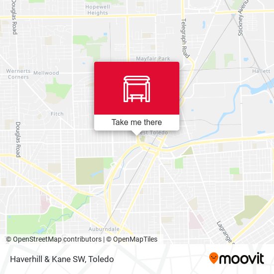 Mapa de Haverhill & Kane SW