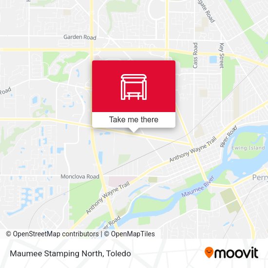 Maumee Stamping North map