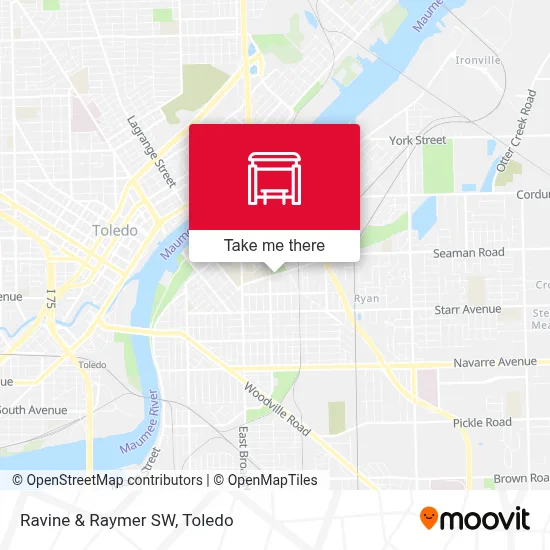 Ravine & Raymer SW map