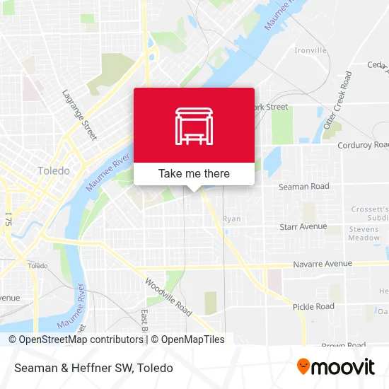 Seaman & Heffner SW map